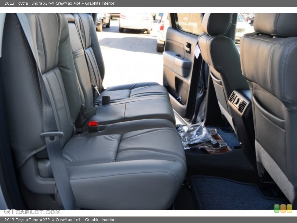 Graphite Interior Rear Seat for the 2013 Toyota Tundra XSP-X CrewMax 4x4 #76365455