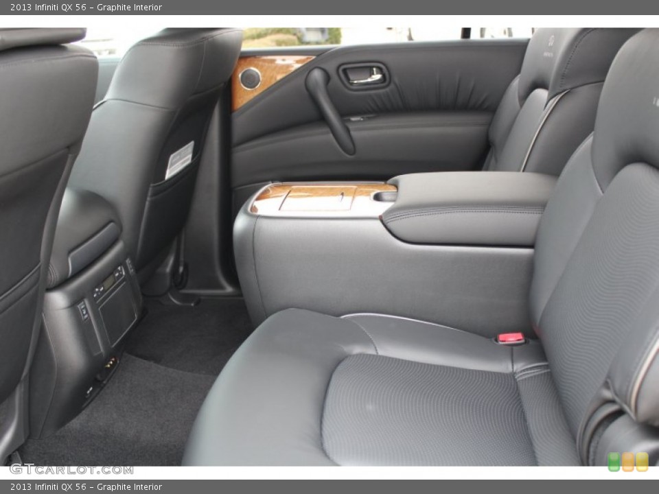 Graphite Interior Rear Seat for the 2013 Infiniti QX 56 #76365592
