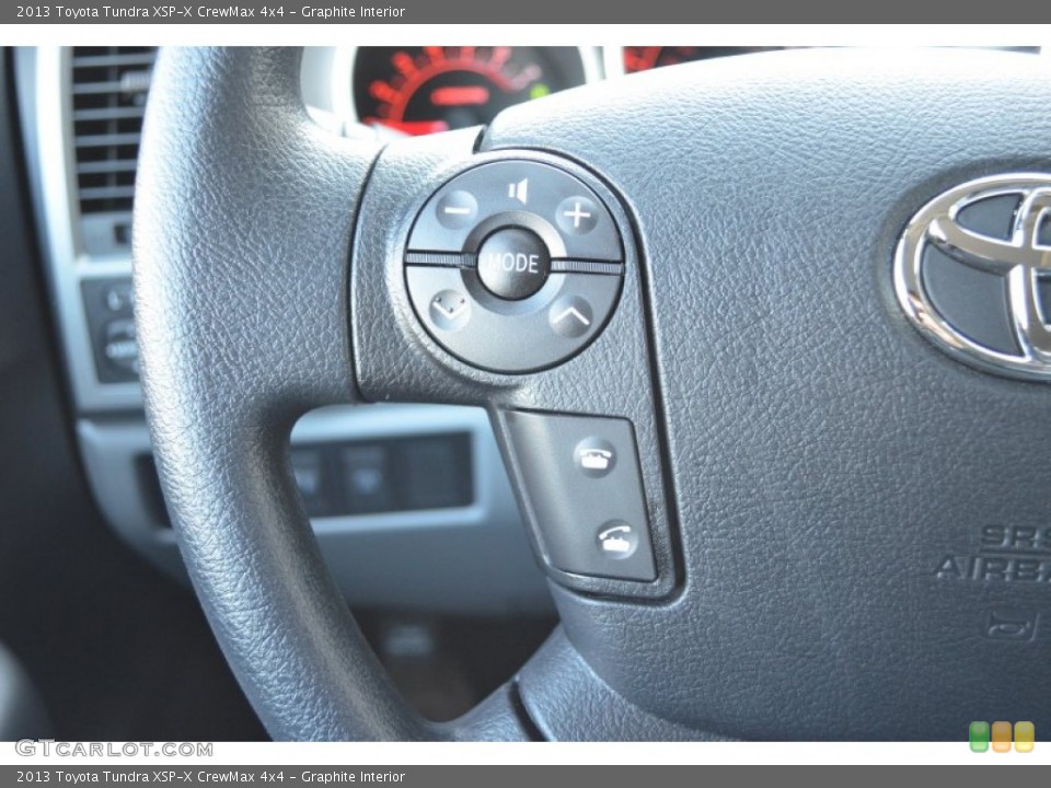Graphite Interior Controls for the 2013 Toyota Tundra XSP-X CrewMax 4x4 #76365725