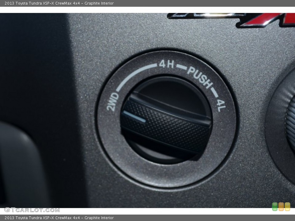 Graphite Interior Controls for the 2013 Toyota Tundra XSP-X CrewMax 4x4 #76365784