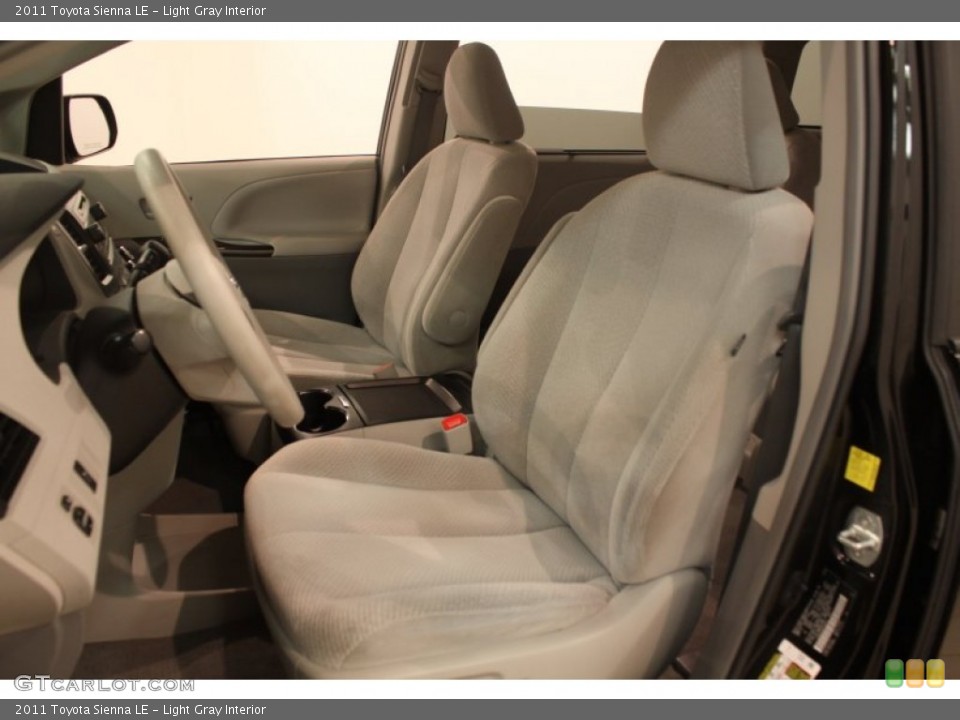 Light Gray Interior Front Seat for the 2011 Toyota Sienna LE #76367074