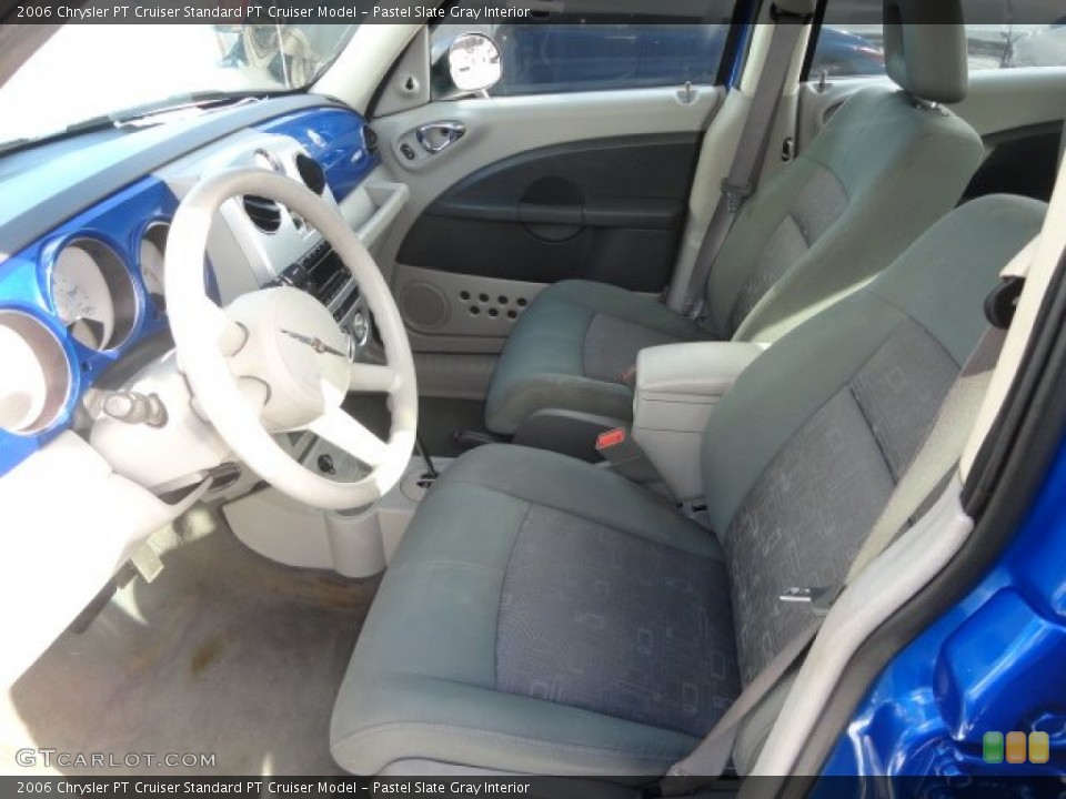 Pastel Slate Gray Interior Front Seat for the 2006 Chrysler PT Cruiser  #76368229