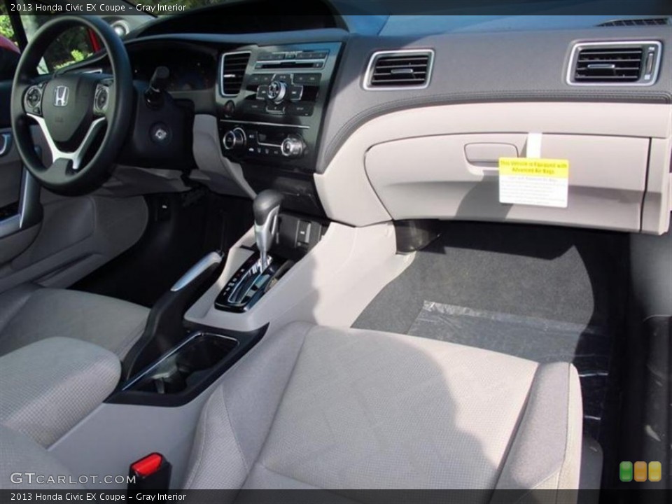 Gray Interior Photo for the 2013 Honda Civic EX Coupe #76368570