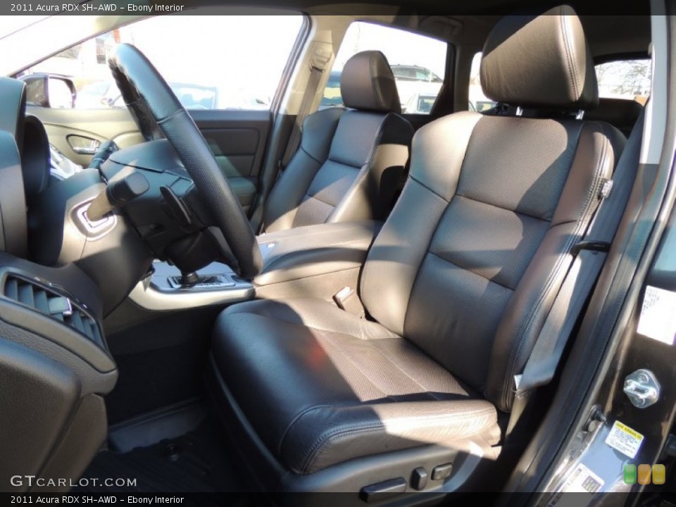 Ebony Interior Front Seat for the 2011 Acura RDX SH-AWD #76369333