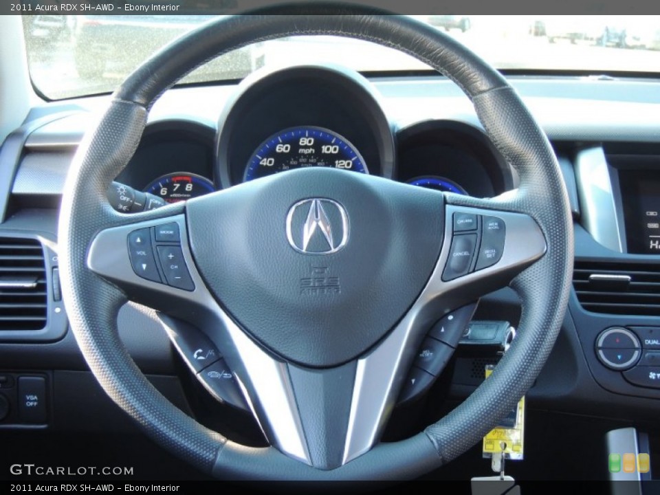 Ebony Interior Steering Wheel for the 2011 Acura RDX SH-AWD #76369351