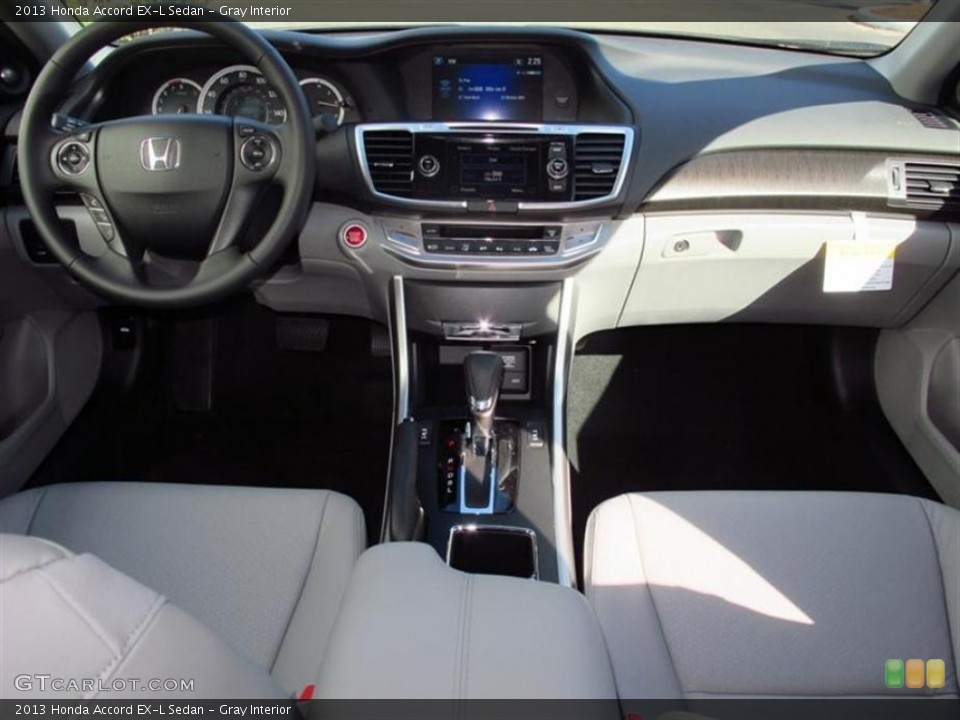 Gray Interior Dashboard for the 2013 Honda Accord EX-L Sedan #76369771