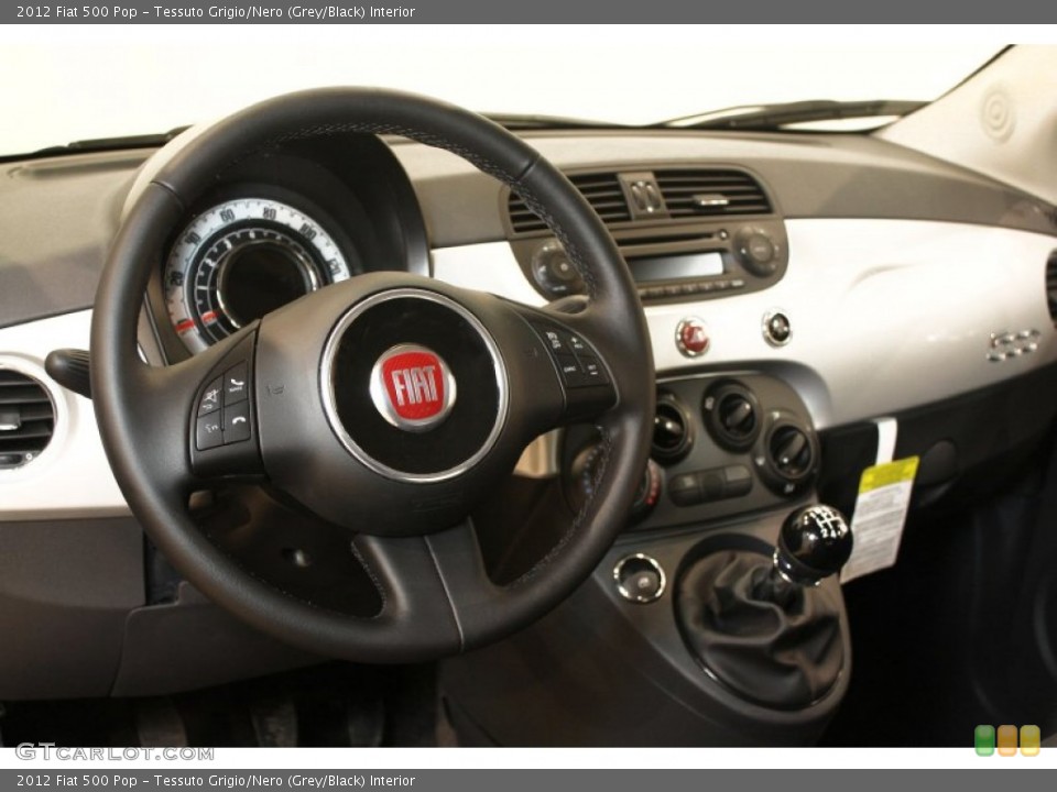 Tessuto Grigio/Nero (Grey/Black) Interior Dashboard for the 2012 Fiat 500 Pop #76372547