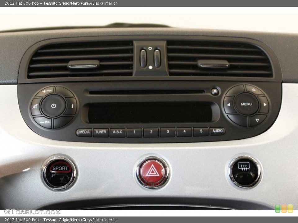 Tessuto Grigio/Nero (Grey/Black) Interior Audio System for the 2012 Fiat 500 Pop #76372663