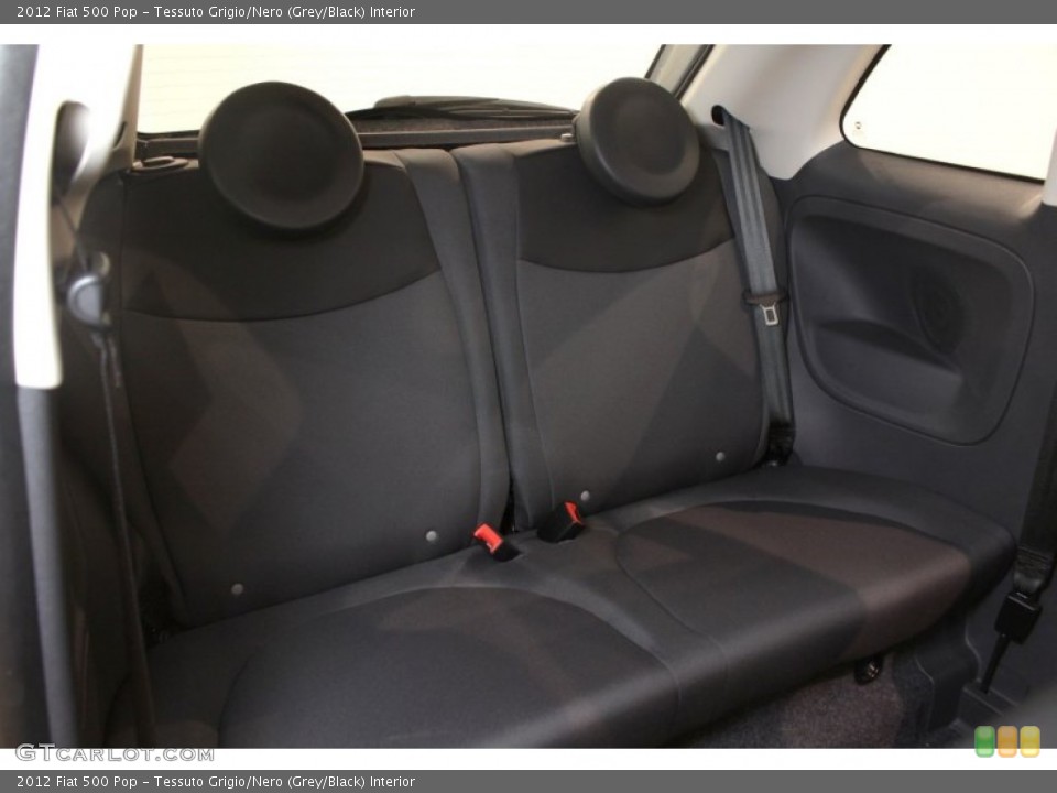 Tessuto Grigio/Nero (Grey/Black) Interior Rear Seat for the 2012 Fiat 500 Pop #76372762