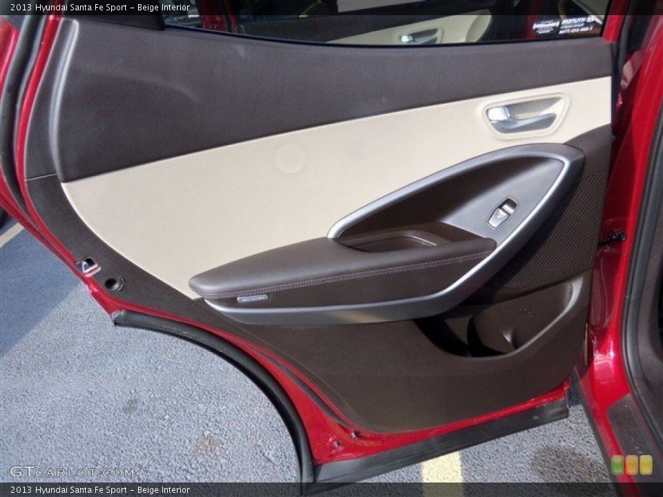 Beige Interior Door Panel for the 2013 Hyundai Santa Fe Sport #76373210