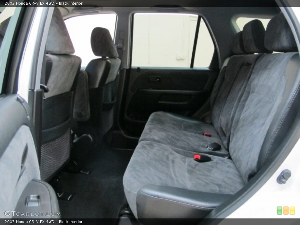 Black Interior Rear Seat for the 2003 Honda CR-V EX 4WD #76374094