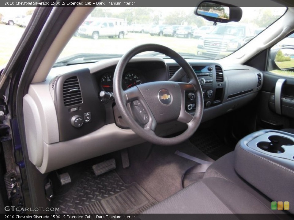 Dark Titanium Interior Prime Interior for the 2010 Chevrolet Silverado 1500 LS Extended Cab #76374880