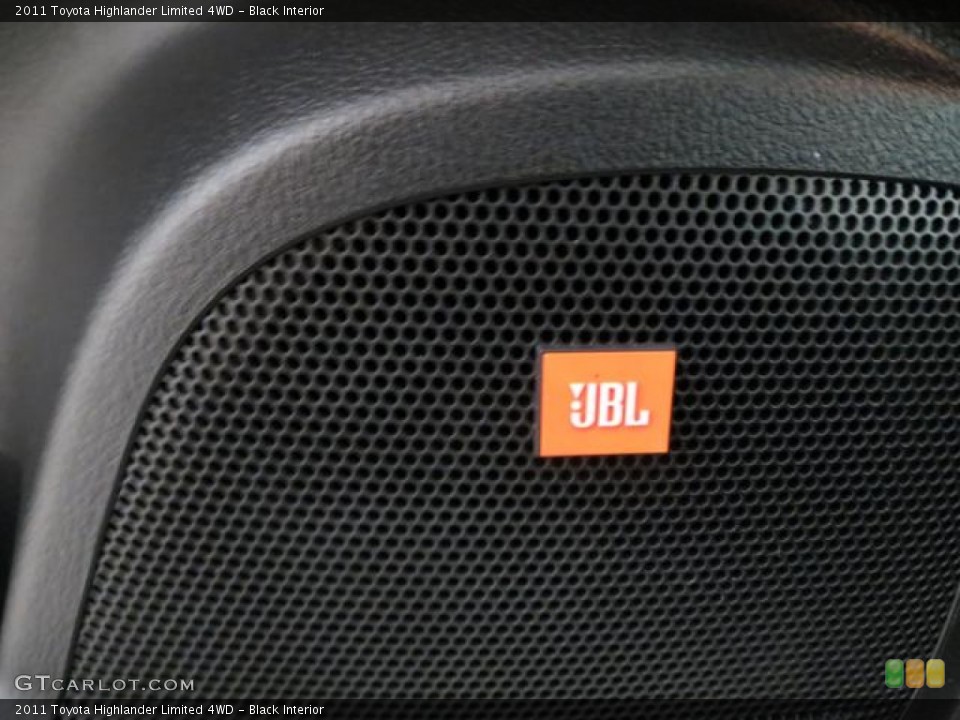 Black Interior Audio System for the 2011 Toyota Highlander Limited 4WD #76375133