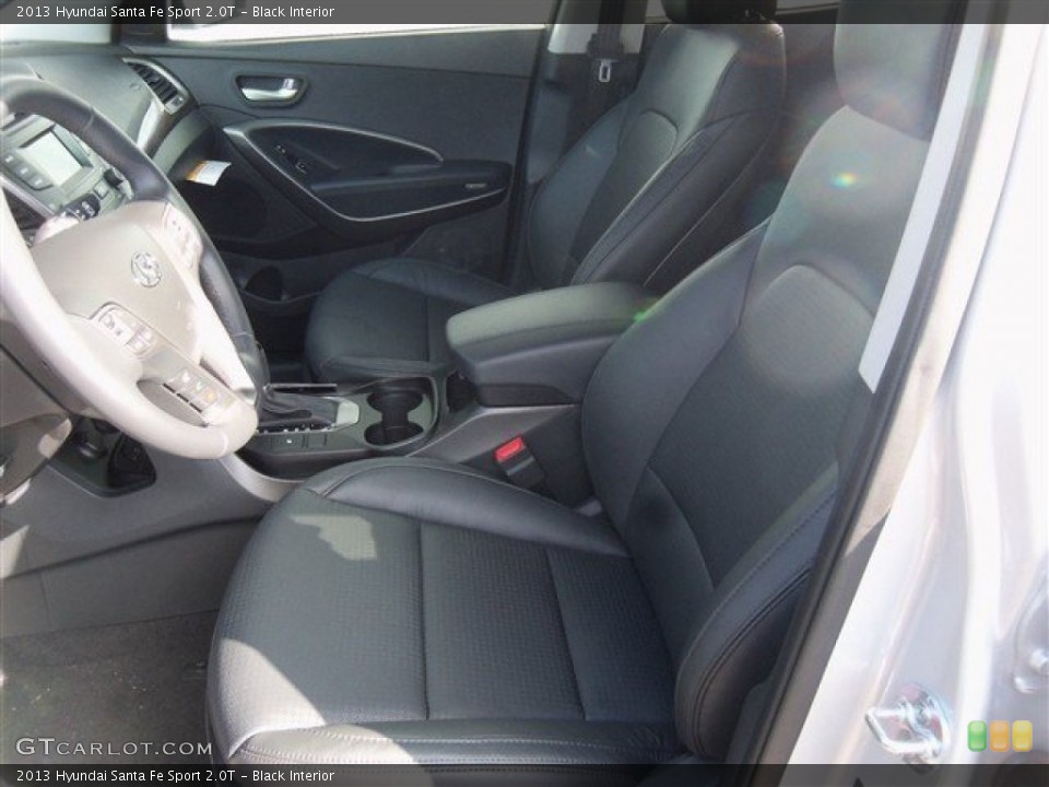 Black Interior Front Seat for the 2013 Hyundai Santa Fe Sport 2.0T #76375495