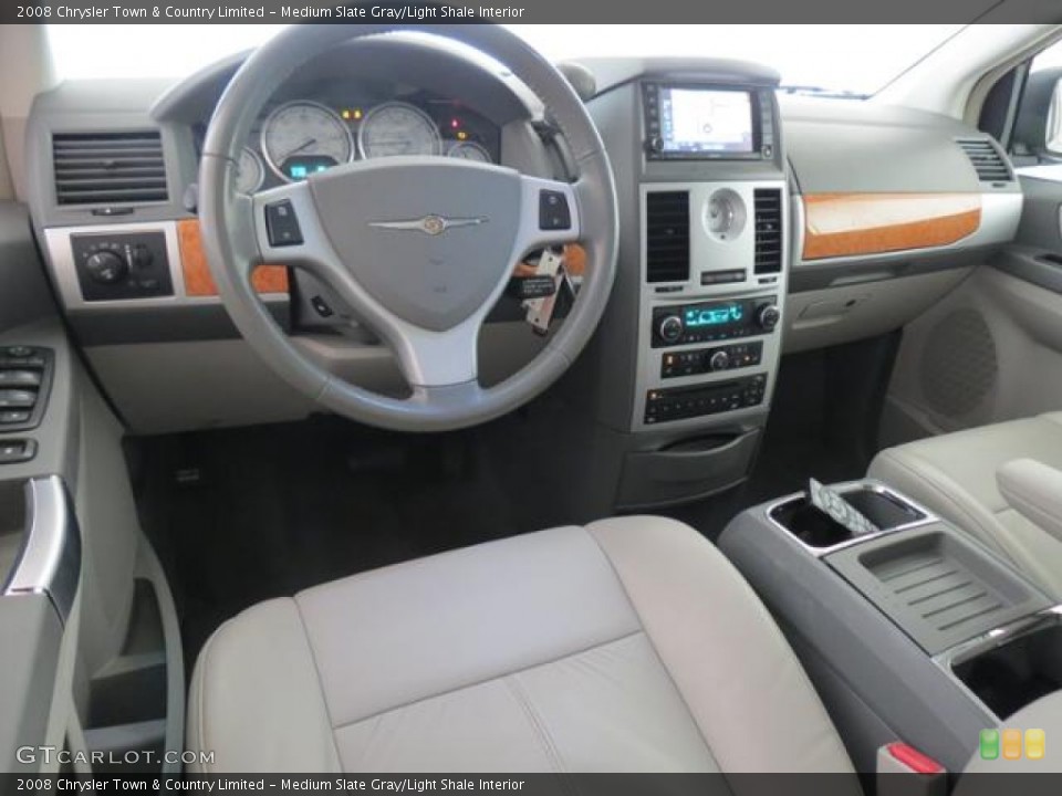 Medium Slate Gray/Light Shale Interior Prime Interior for the 2008 Chrysler Town & Country Limited #76375505