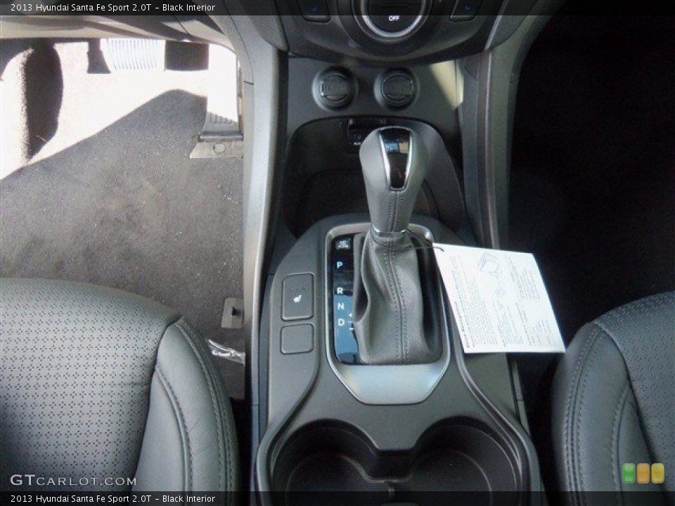 Black Interior Transmission for the 2013 Hyundai Santa Fe Sport 2.0T #76375579