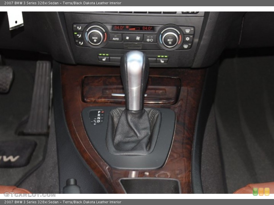 Terra/Black Dakota Leather Interior Transmission for the 2007 BMW 3 Series 328xi Sedan #76375817