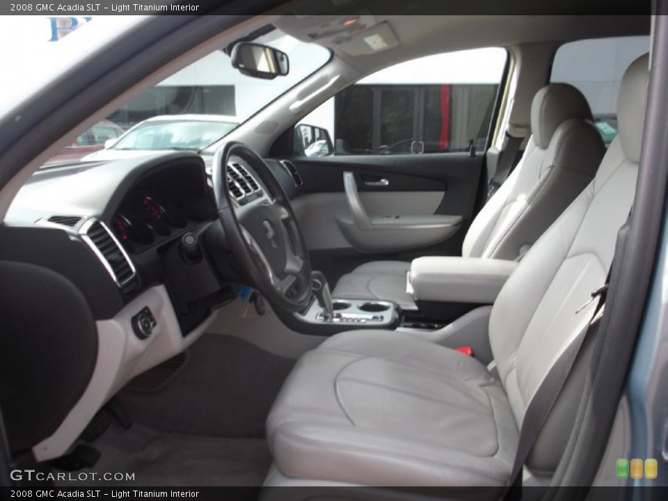 Light Titanium Interior Front Seat for the 2008 GMC Acadia SLT #76376053