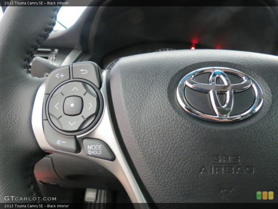 Black Interior Controls for the 2013 Toyota Camry SE #76376204