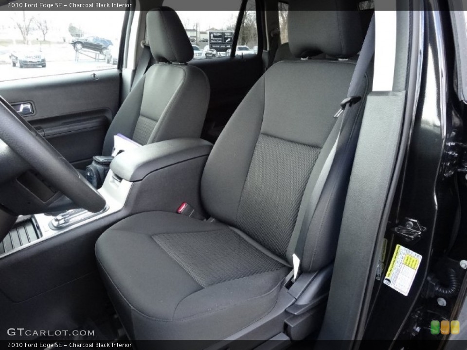 Charcoal Black Interior Front Seat for the 2010 Ford Edge SE #76377163