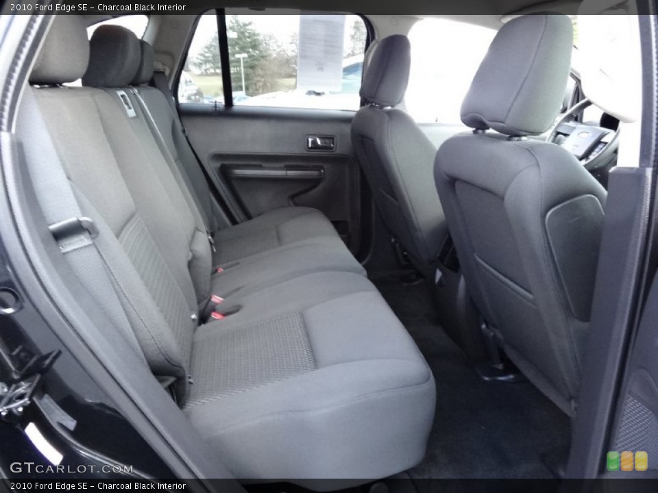 Charcoal Black Interior Rear Seat for the 2010 Ford Edge SE #76377212