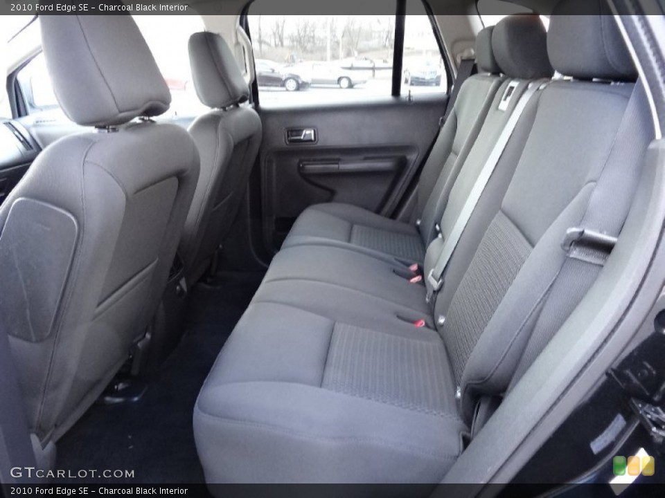 Charcoal Black Interior Rear Seat for the 2010 Ford Edge SE #76377238