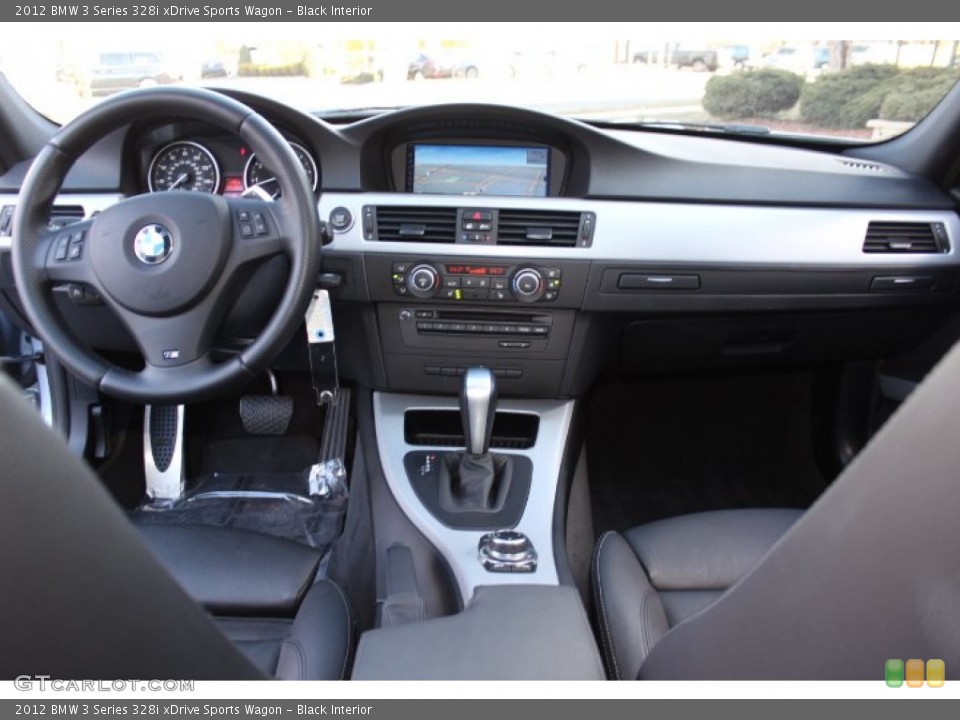 Black Interior Dashboard for the 2012 BMW 3 Series 328i xDrive Sports Wagon #76377607