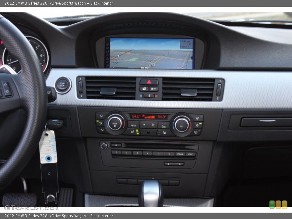Black Interior Controls for the 2012 BMW 3 Series 328i xDrive Sports Wagon #76377620