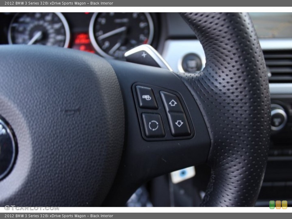 Black Interior Controls for the 2012 BMW 3 Series 328i xDrive Sports Wagon #76377668
