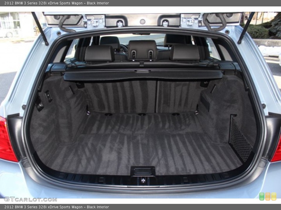 Black Interior Trunk for the 2012 BMW 3 Series 328i xDrive Sports Wagon #76377712
