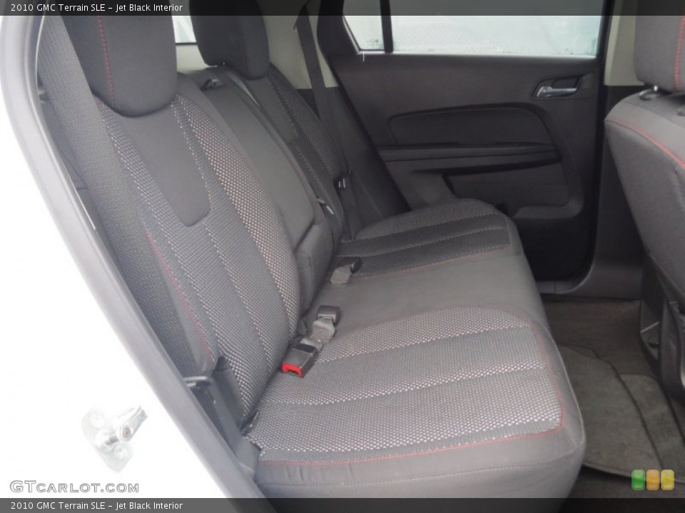 Jet Black Interior Rear Seat for the 2010 GMC Terrain SLE #76378727