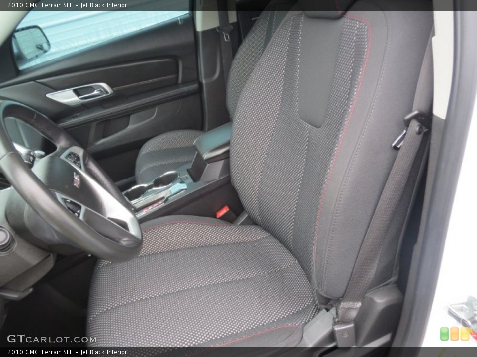 Jet Black Interior Front Seat for the 2010 GMC Terrain SLE #76378813