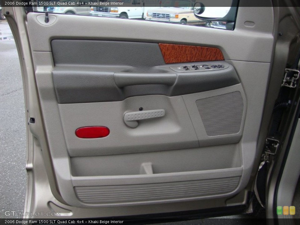 Khaki Beige Interior Door Panel for the 2006 Dodge Ram 1500 SLT Quad Cab 4x4 #76378875