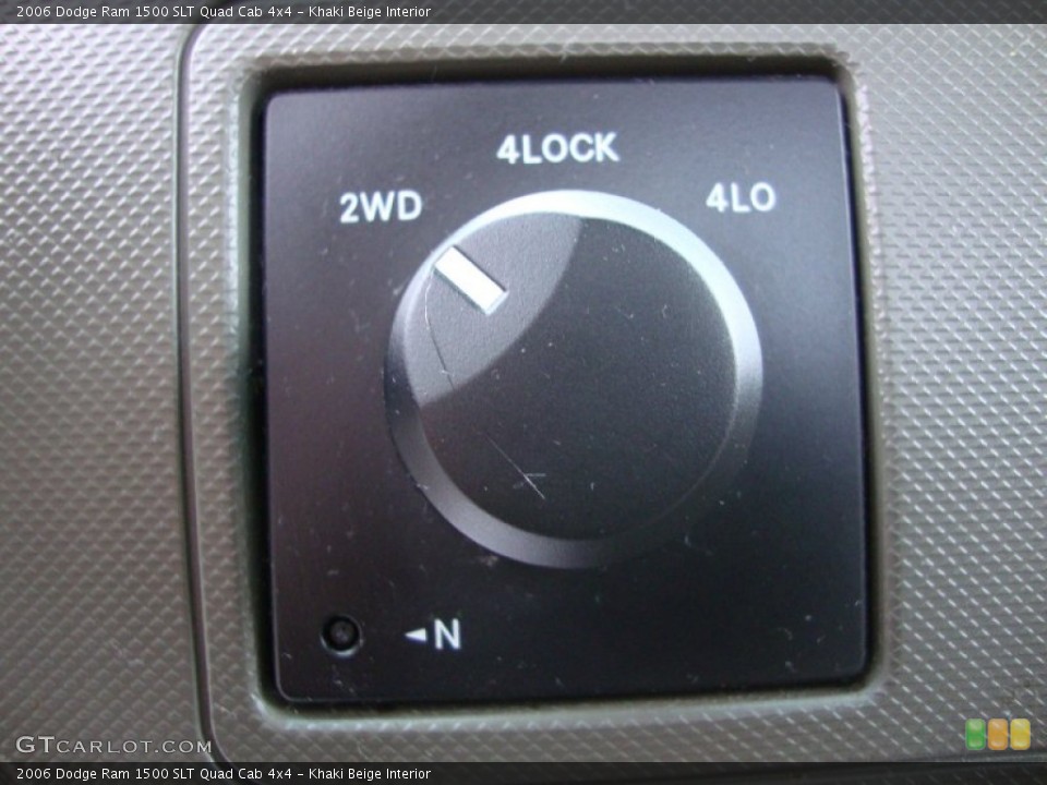 Khaki Beige Interior Controls for the 2006 Dodge Ram 1500 SLT Quad Cab 4x4 #76379077