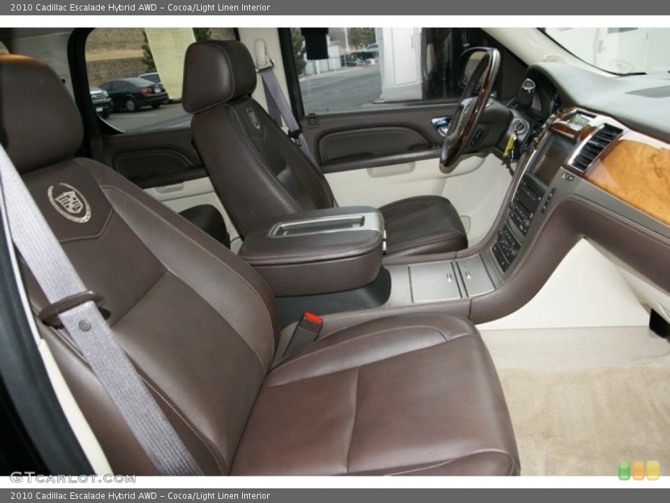 Cocoa/Light Linen Interior Photo for the 2010 Cadillac Escalade Hybrid AWD #76380355