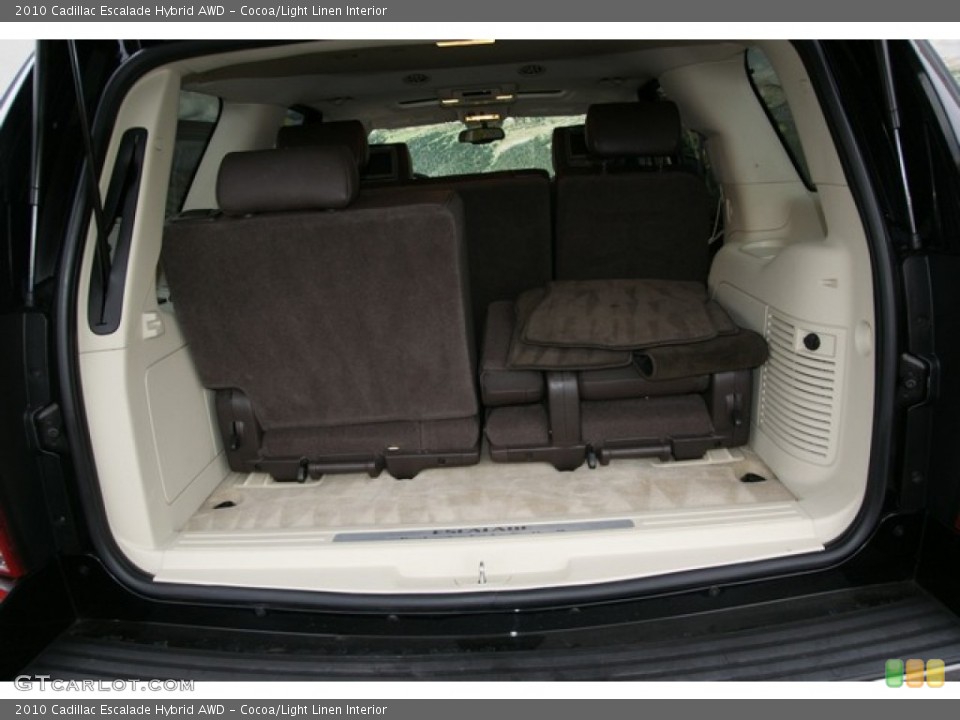 Cocoa/Light Linen Interior Trunk for the 2010 Cadillac Escalade Hybrid AWD #76380541