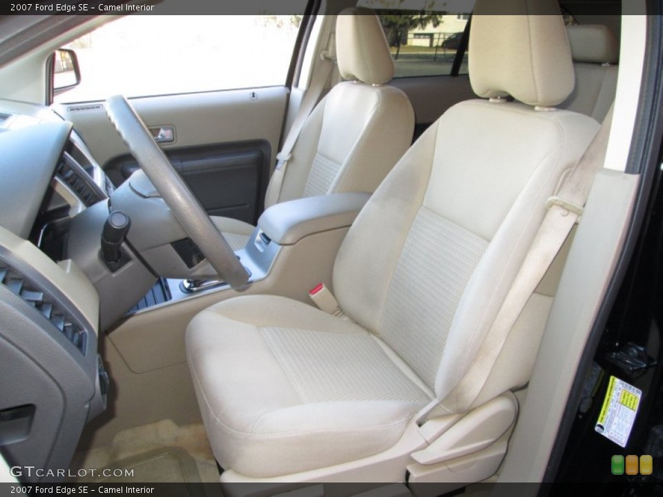 Camel Interior Front Seat for the 2007 Ford Edge SE #76382506