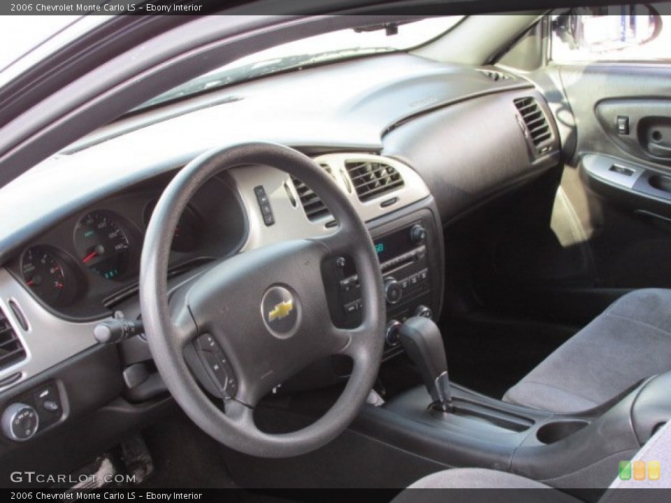 Ebony Interior Prime Interior for the 2006 Chevrolet Monte Carlo LS #76383007