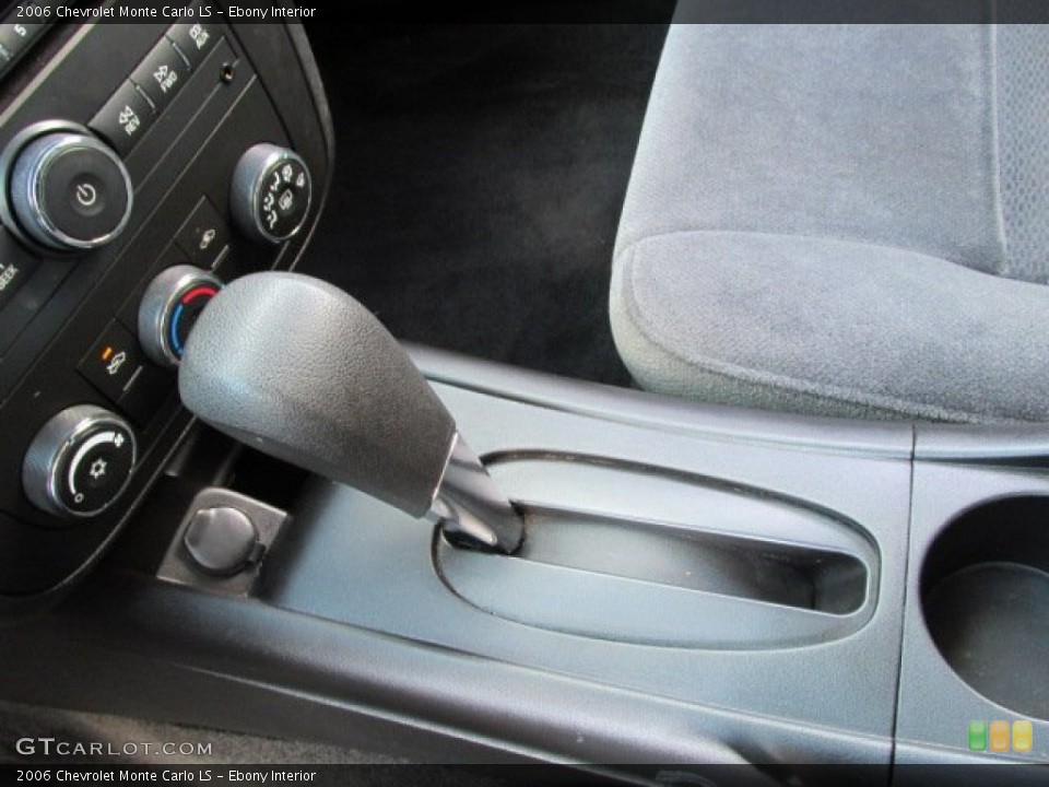 Ebony Interior Transmission for the 2006 Chevrolet Monte Carlo LS #76383036