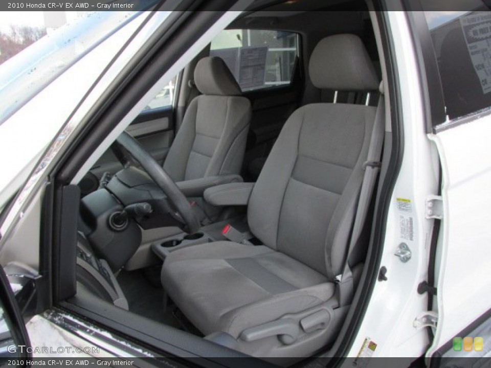 Gray Interior Front Seat for the 2010 Honda CR-V EX AWD #76383271