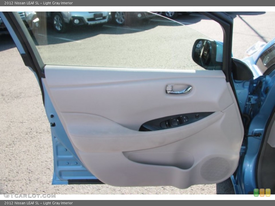 Light Gray Interior Door Panel for the 2012 Nissan LEAF SL #76384225