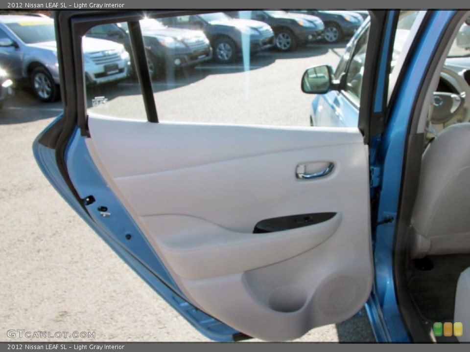 Light Gray Interior Door Panel for the 2012 Nissan LEAF SL #76384236