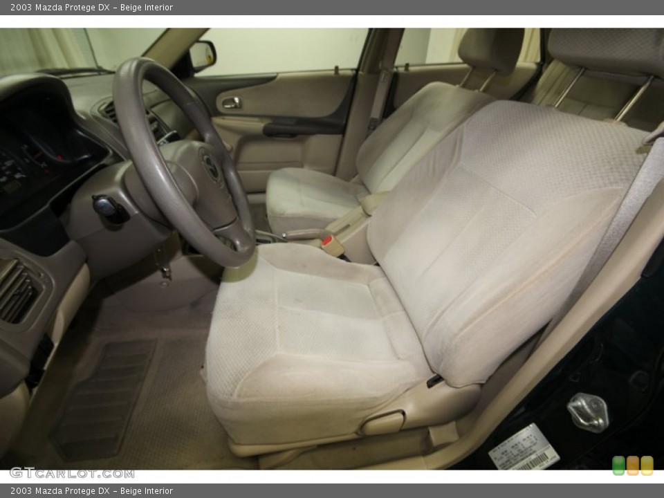 Beige Interior Photo for the 2003 Mazda Protege DX #76384522
