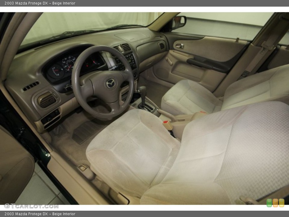 Beige Interior Photo for the 2003 Mazda Protege DX #76384633