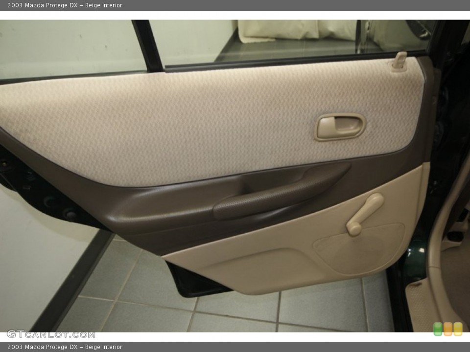 Beige Interior Door Panel for the 2003 Mazda Protege DX #76384711