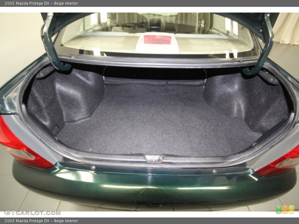Beige Interior Trunk for the 2003 Mazda Protege DX #76384738