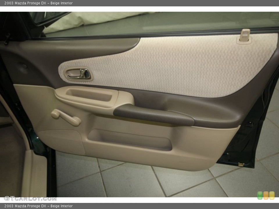 Beige Interior Door Panel for the 2003 Mazda Protege DX #76384794