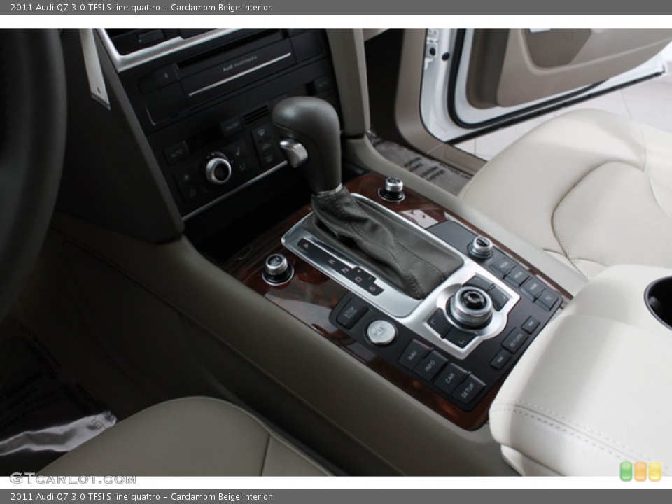Cardamom Beige Interior Transmission for the 2011 Audi Q7 3.0 TFSI S line quattro #76385830