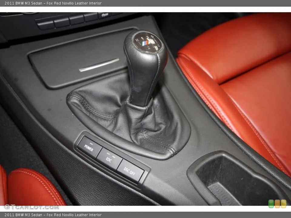 Fox Red Novillo Leather Interior Transmission for the 2011 BMW M3 Sedan #76386566
