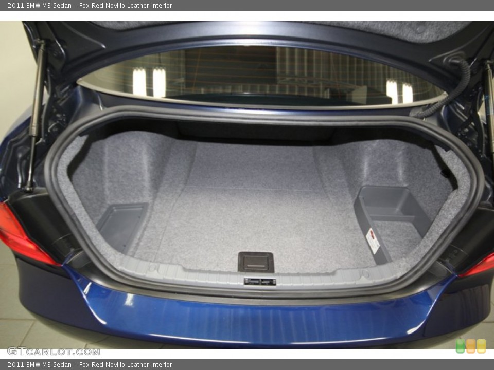 Fox Red Novillo Leather Interior Trunk for the 2011 BMW M3 Sedan #76386655